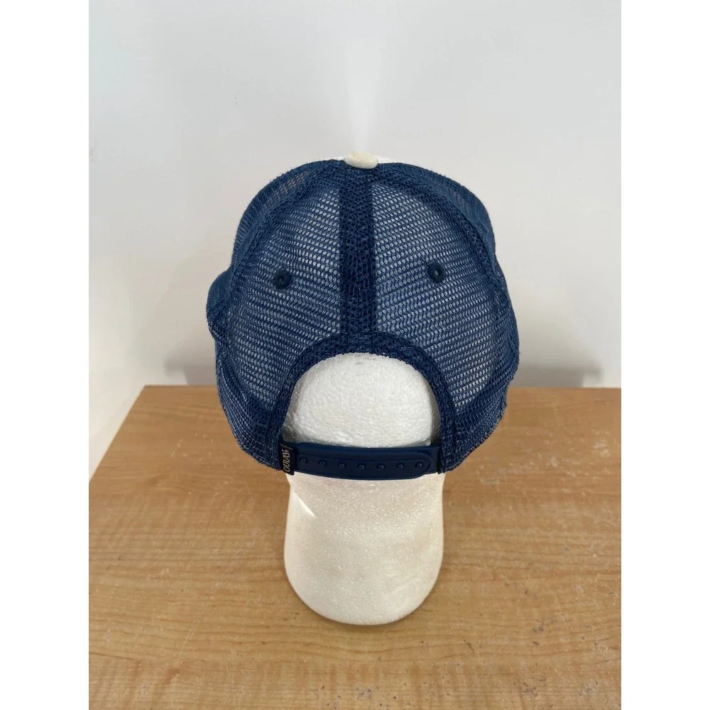 Ouray Sportswear Colorado Rafting Trucker Hat Snapback White Red Navy Blue Mesh
